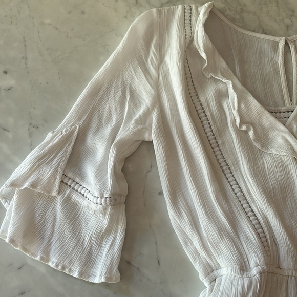 Abercrombie & Fitch White Romper Size Small - Picture 6 of 11